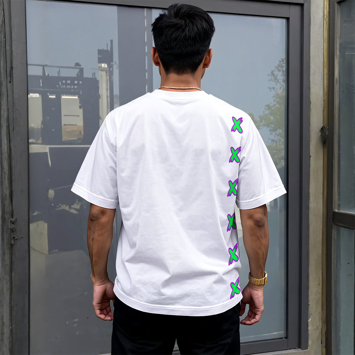 "Pushin' X Peace" Unisex Drop-shoulder T-shirt