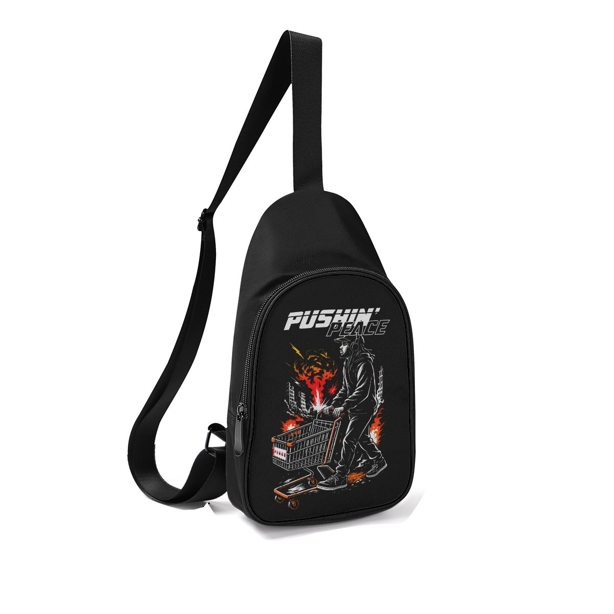 "Pushin' X Peace" Chest Bags