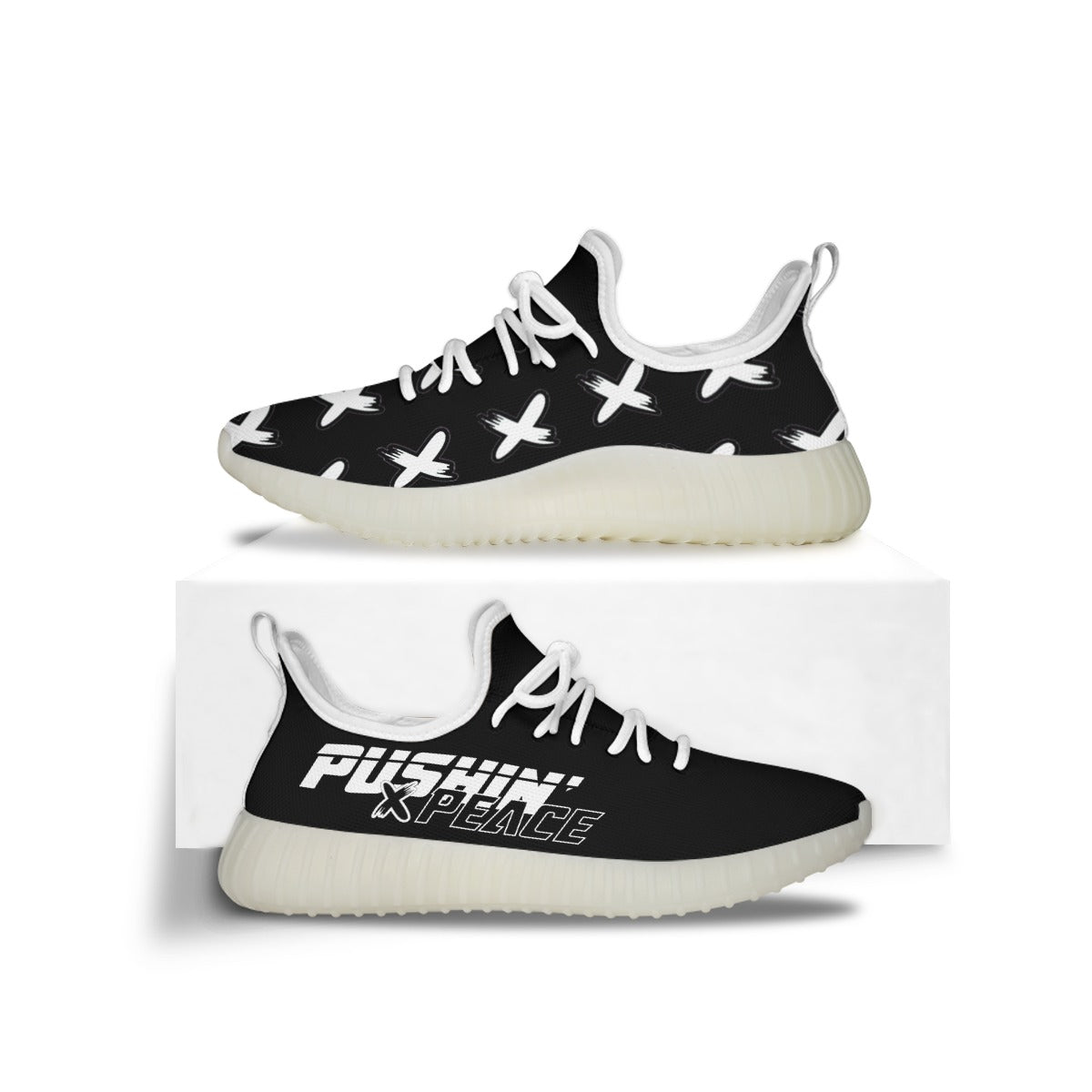 "Pushin' X Peace" Women's Sports Shoes
