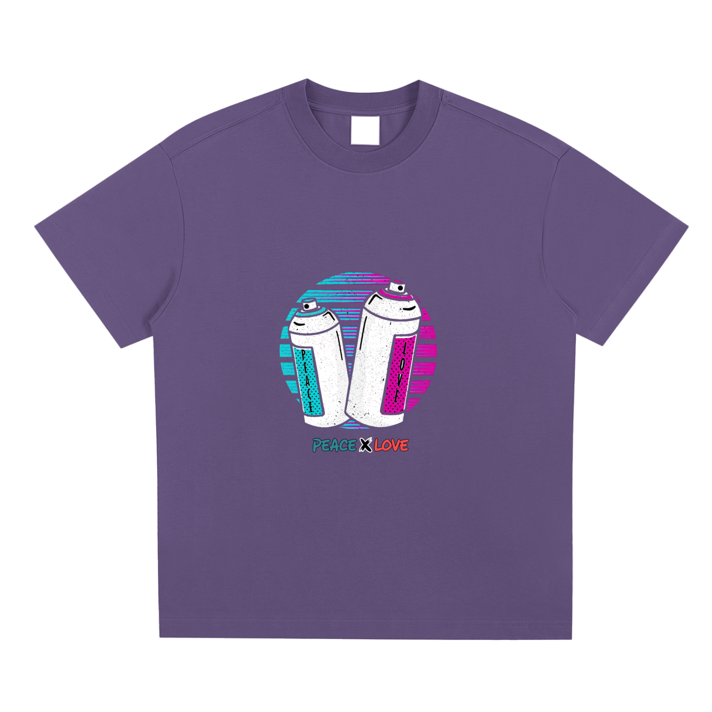 "Peace and Love" Spray Cans Cooling T-Shirt