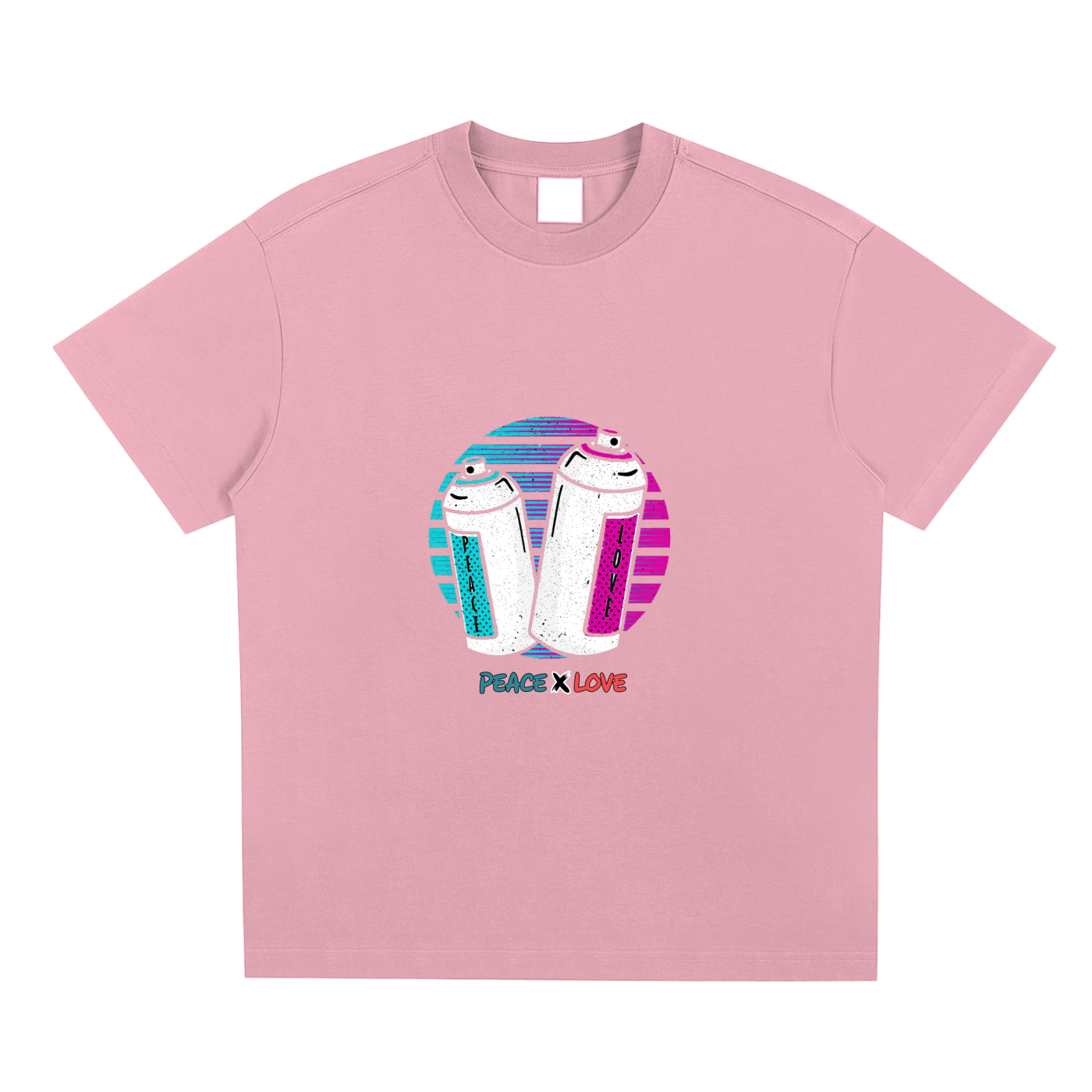"Peace and Love" Spray Cans Cooling T-Shirt