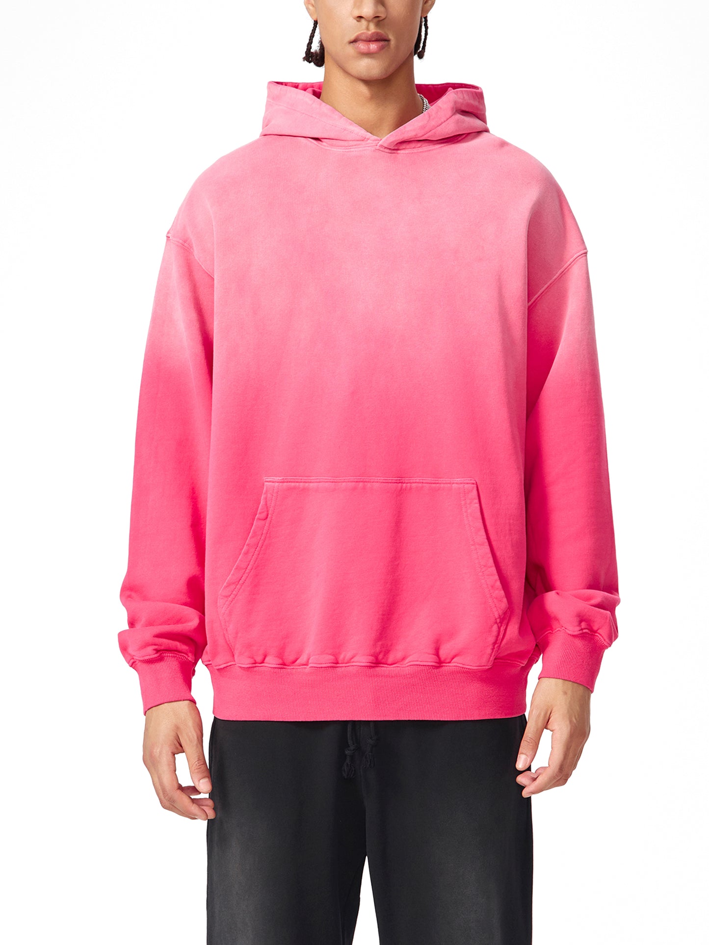 PeaceXlove Monkey Wash Drop Shoulder Oversized Hoodie