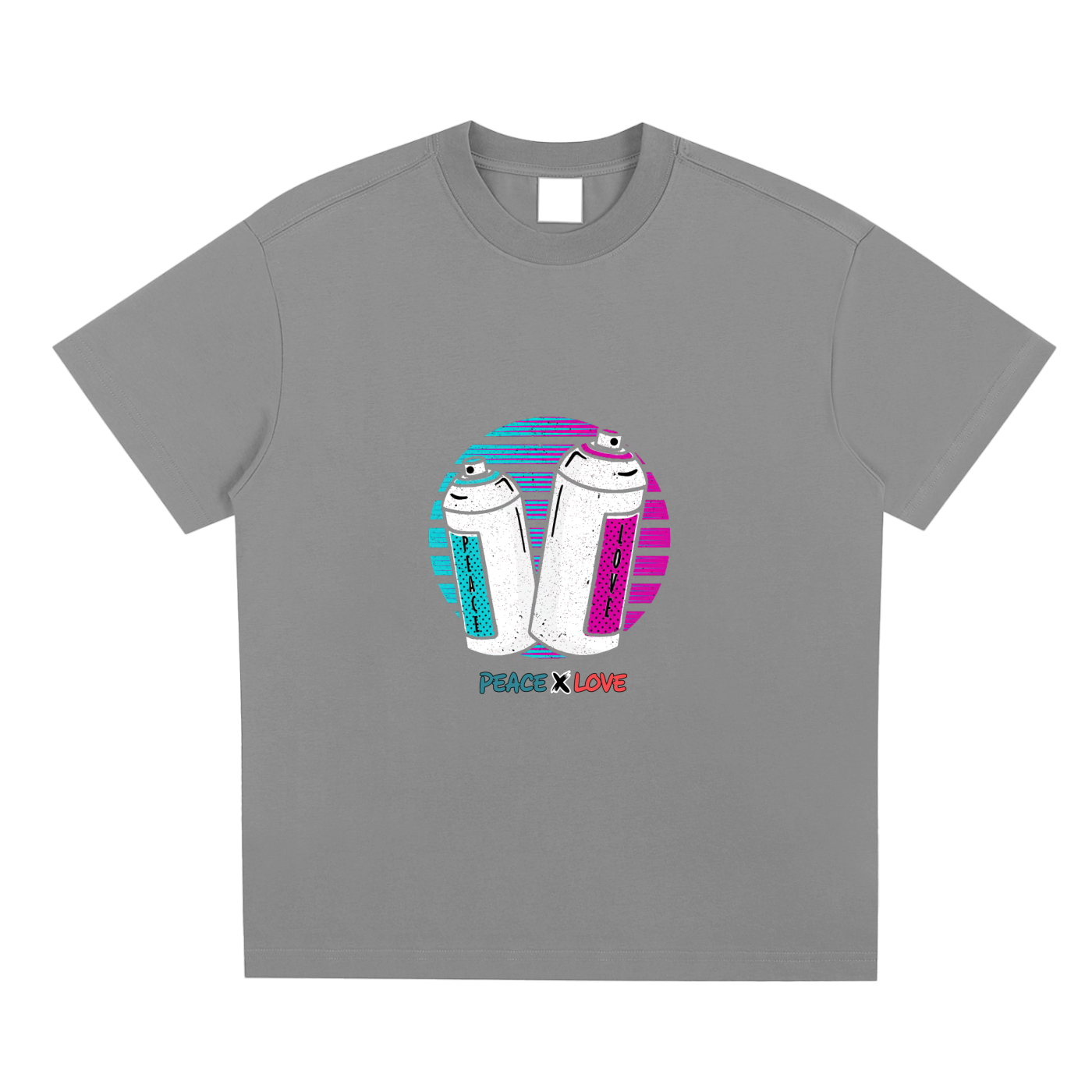 "Peace and Love" Spray Cans Cooling T-Shirt
