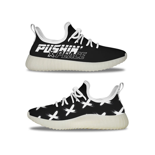 "Pushin' X Peace" Men's Sports Shoes