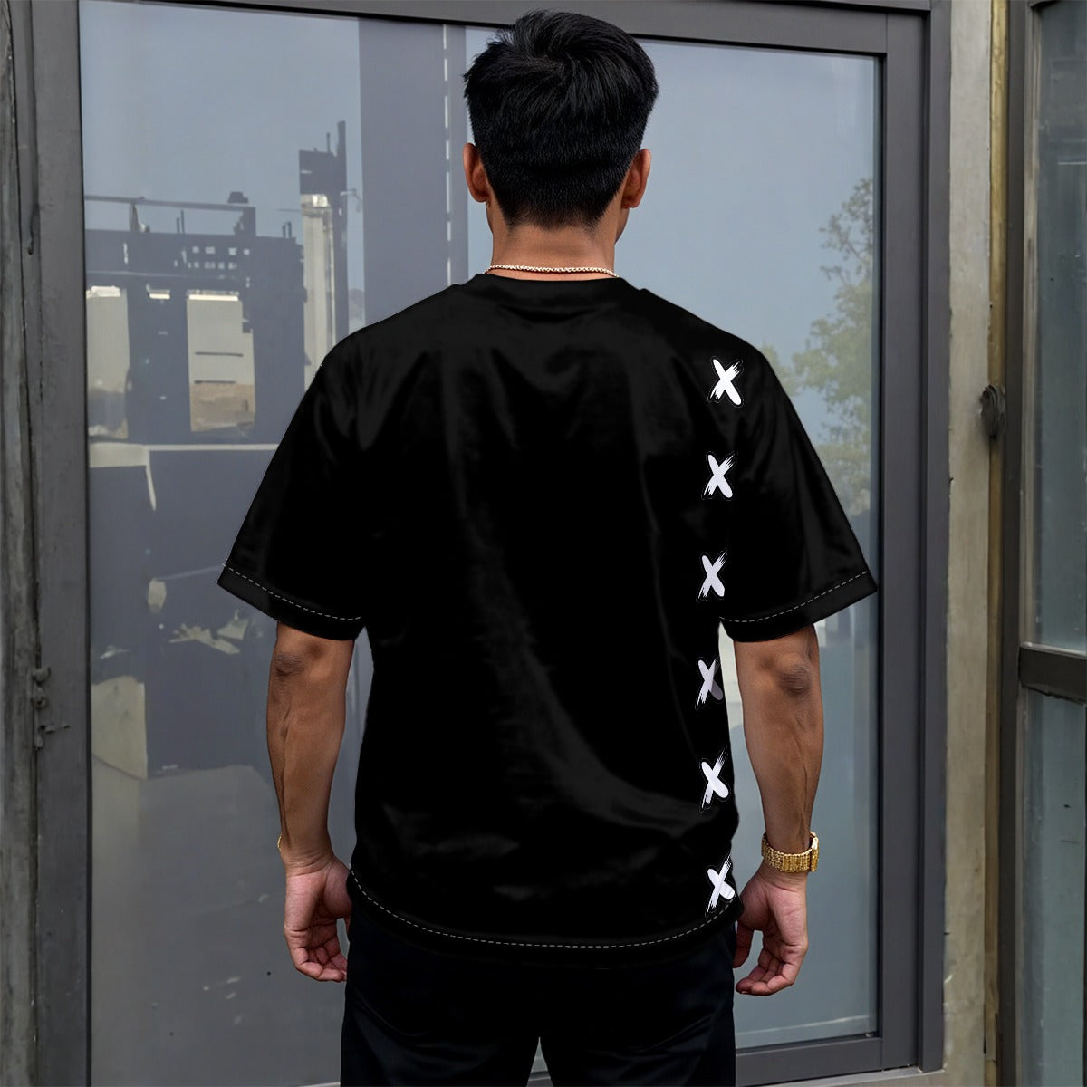 "Pushin' X Peace" Unisex Drop-shoulder T-shirt