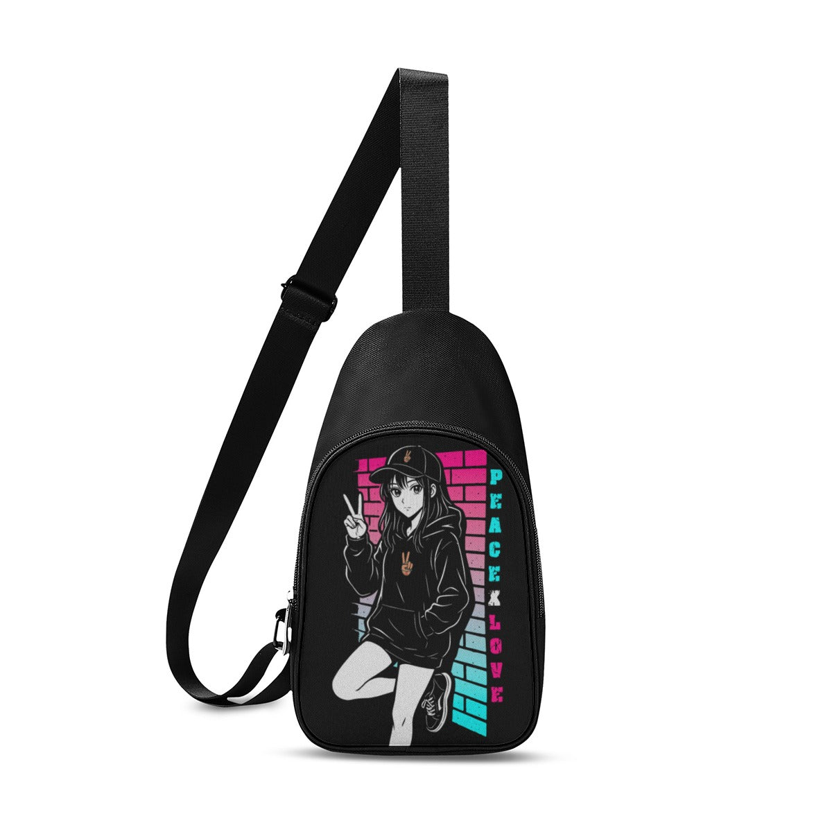 "PeaceXLove" Chest Bags