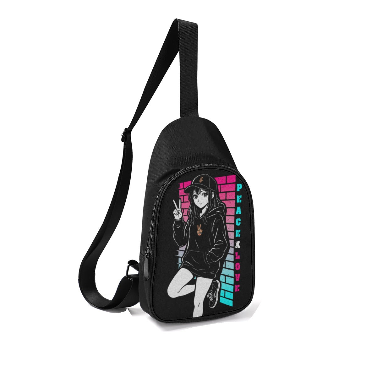 "PeaceXLove" Chest Bags