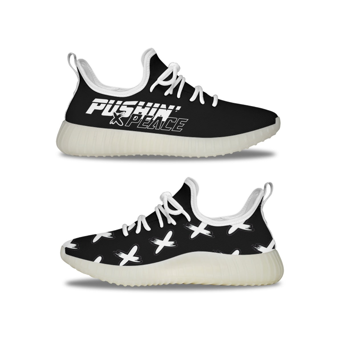 "Pushin' X Peace" Women's Sports Shoes