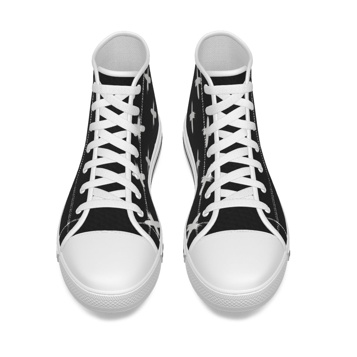 "Pushin' X Peace" Women's Canvas Shoes