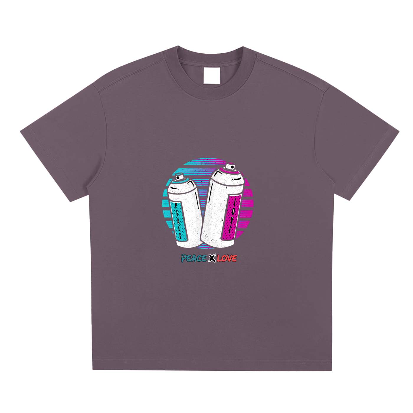 "Peace and Love" Spray Cans Cooling T-Shirt