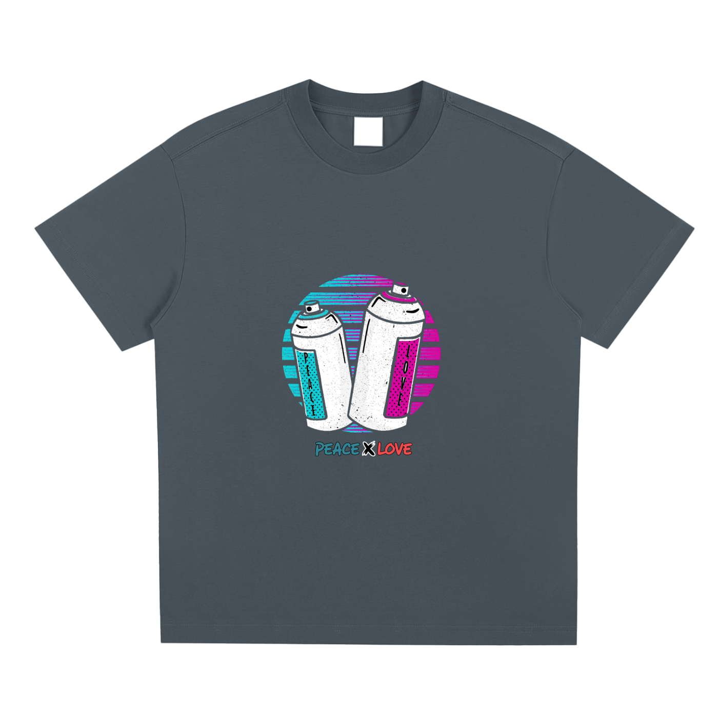 "Peace and Love" Spray Cans Cooling T-Shirt